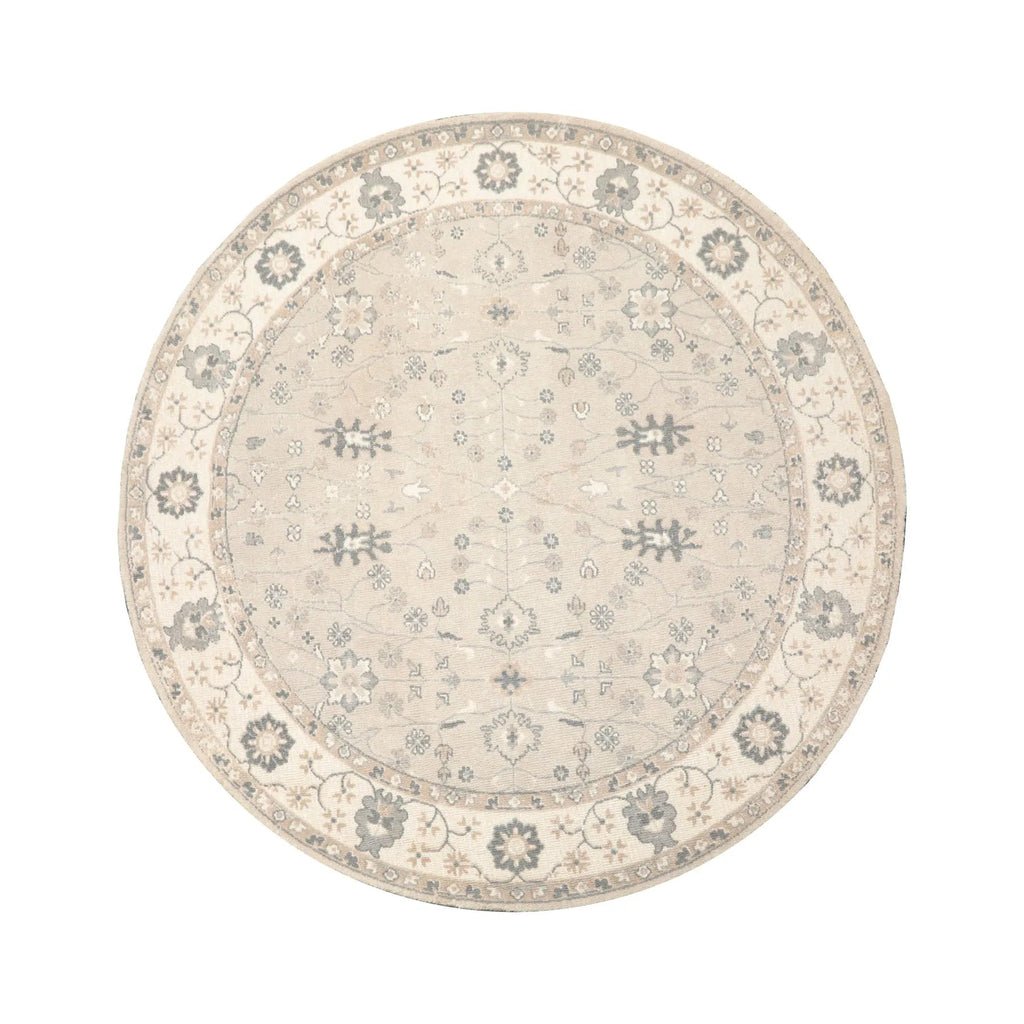 LoomBloom Multi Size Taupe Hand Tufted Traditional Agra Wool Oriental Area Rug