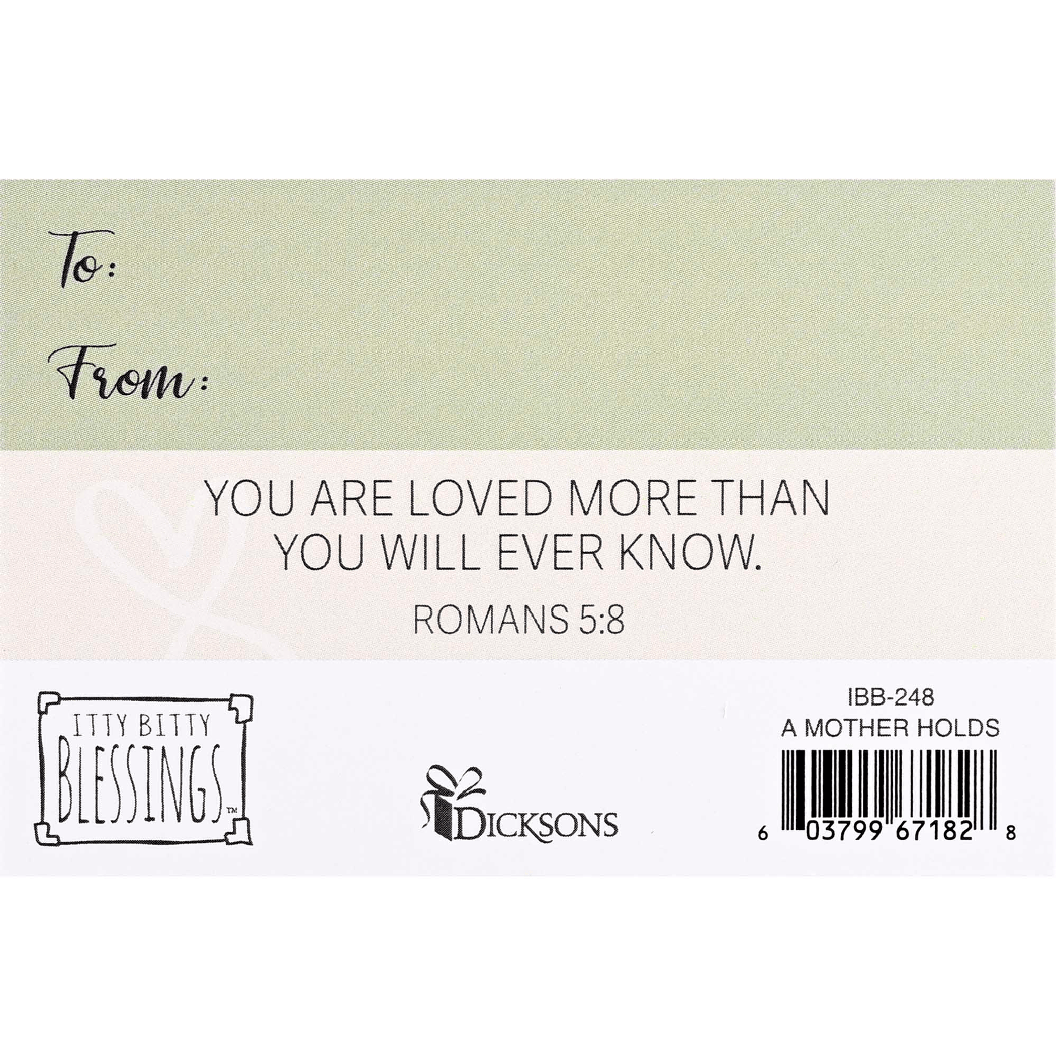 Itty Bitty Inspirational Mother And Child Greeting Cards