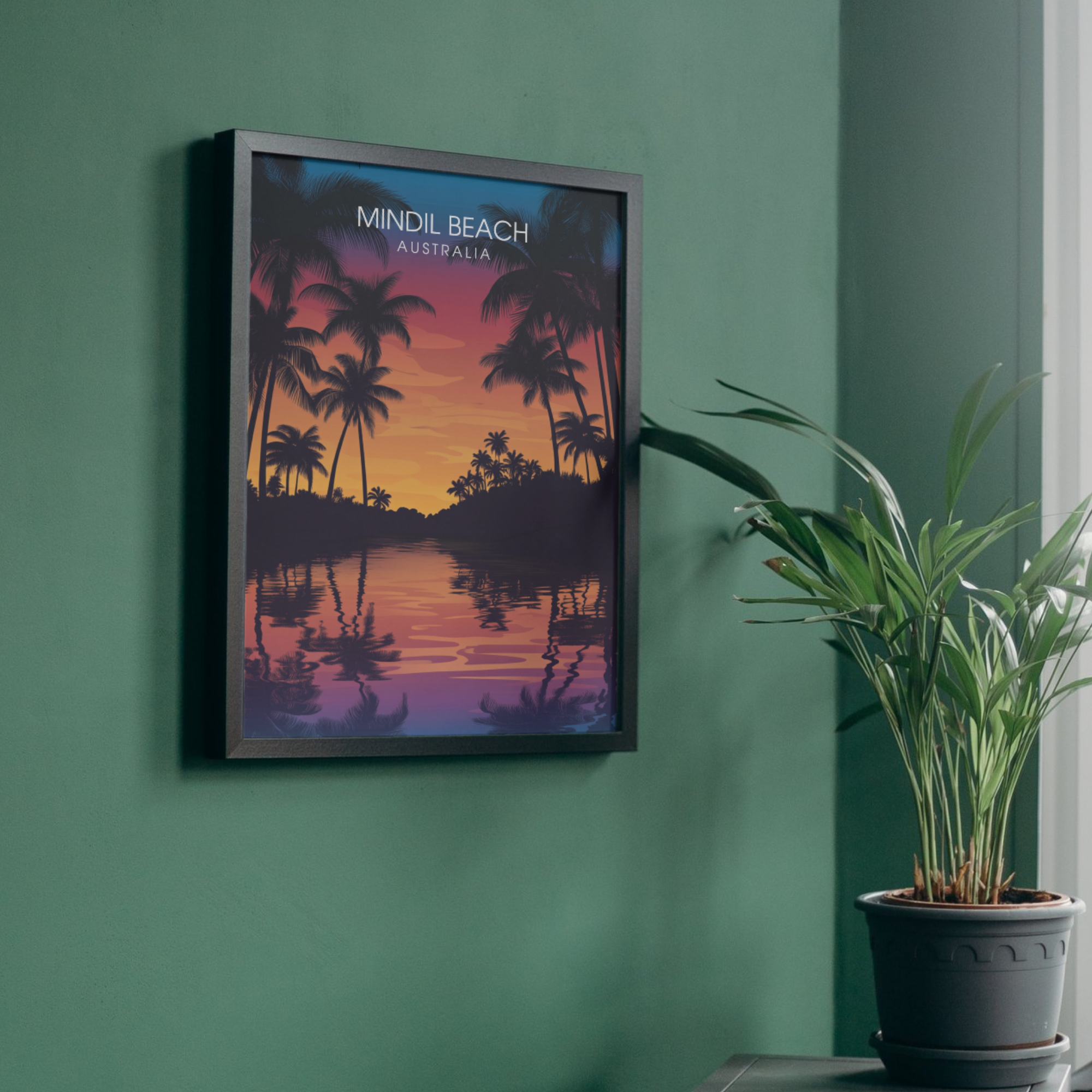 Affiche Plage de Mindil | Poster Australie | Affiche Australie